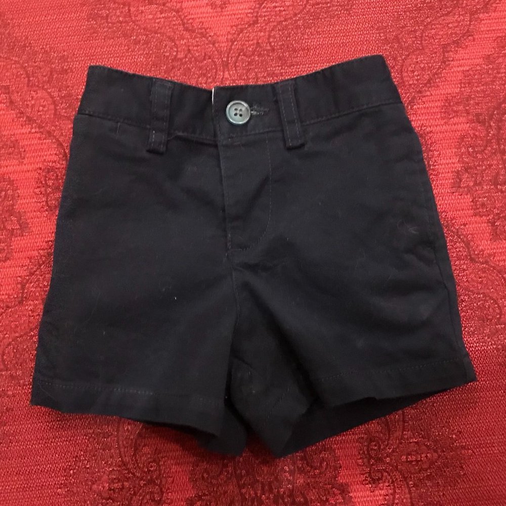 Ralph Lauren Navy Twill Shorts, 6 months